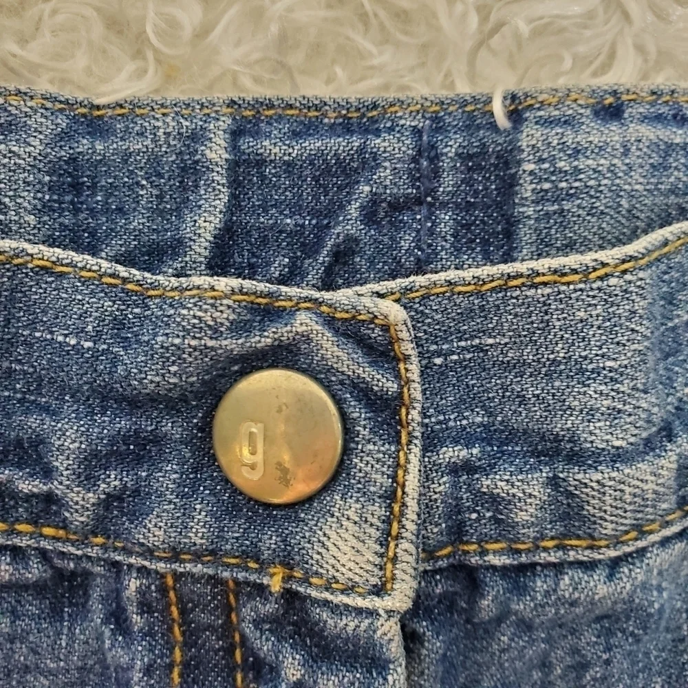 Gymboree Palm Tree Embroidered Jean Shorts